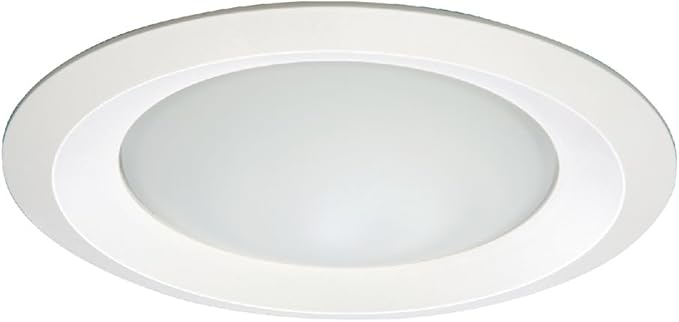 HALO SHOWERLIGHT WH TRM GLS LNS 6IN