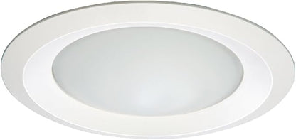 HALO SHOWERLIGHT WH TRM GLS LNS 6IN