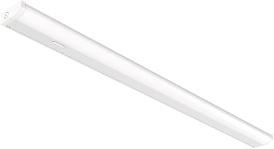 Juno UCES 36 Inch LED Under Cabinet Lighting, LED Kitchen Cabinet Light Fixture Hardwired, Dimmable, Damp Rated, Selectable Soft, Warm, Neutral, Cool, Daylight White Light (UCES 36IN SWW5 90CRI WH M6)