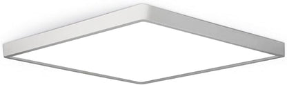LED Flush Mount Ceiling Light Fixture, 2800K Warm White, 12inch 24W, 3200LM, Slim Flat Panel Lighting Fixture, Square Modern Ceiling Lamp for Bedroom, Kitchen, Living Room, Closet, Stairwell, IP40