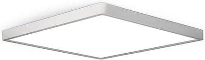LED Flush Mount Ceiling Light Fixture, 4000K Neutral White, 12inch 24W, 3200LM, Slim Flat Panel Lighting Fixture, Square Modern Ceiling Lamp for Bedroom, Kitchen, Living Room, Closet, Stairwell
