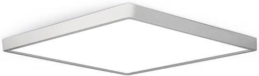 LED Flush Mount Ceiling Light Fixture, 4000K Neutral White, 12inch 24W, 3200LM, Slim Flat Panel Lighting Fixture, Square Modern Ceiling Lamp for Bedroom, Kitchen, Living Room, Closet, Stairwell