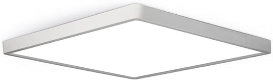 LED Flush Mount Ceiling Light Fixture, 6000K Cool White, 12inch 24W, 3200LM, Slim Flat Panel Lighting Fixture, Square Modern Ceiling Lamp for Bedroom, Kitchen, Living Room, Closet, Stairwell