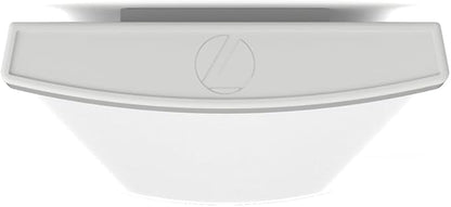Lithonia Lighting TruWrap 4 Foot LED Ceiling Light Fixture, Low-Profile Wraparound LED Shop Light, Adjustable Lumens, Selectable Warm White/Cool White/Daylight Color, Curved Diffuser, Medium Width