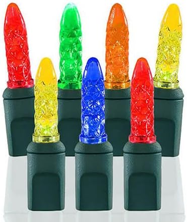Pro Christmas M5 LED Christmas Lights - 70 Count Mini 5mm String Lights - Professional Grade Indoor/Outdoor Commercial Holiday Light Set for Trees, Bushes, & Décor - Multi Color