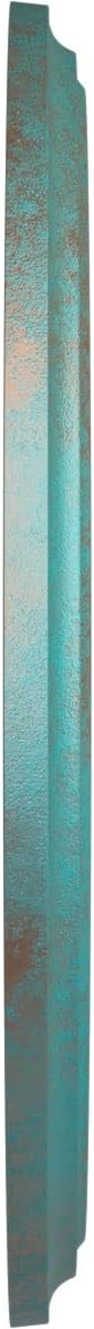 Ekena Millwork CM41CLCGS 41-1/8" x 4" x 2-1/8" Classic Ceiling Medallion, Copper Green Patina