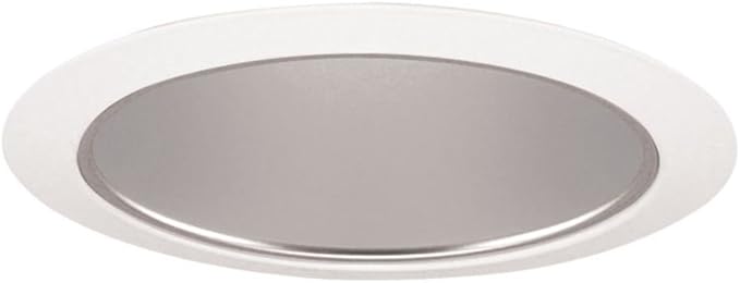 Juno Lighting 27W-WH 6-Inch Tapered Downlight Cone, White Trim with Gloss White