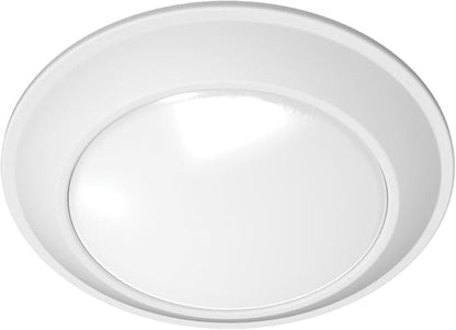 Juno JSBT 6-Inch SlimBasics Tapered Disk Downlight, 3000K, White (6 Pack)