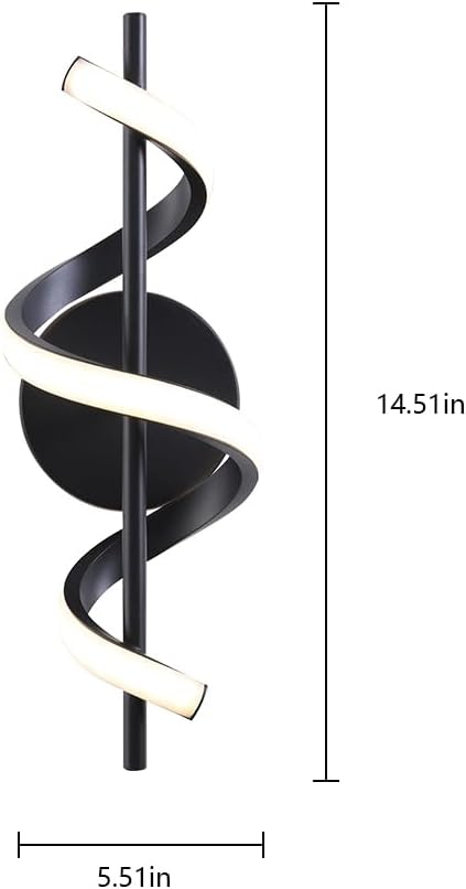 Wall Sconce Set of 2 Wall Lighting Fixture Lamps for Bedroom Living Room LED Warm Light Modern Wall Mounted Lights Hallway Hotel Indoor