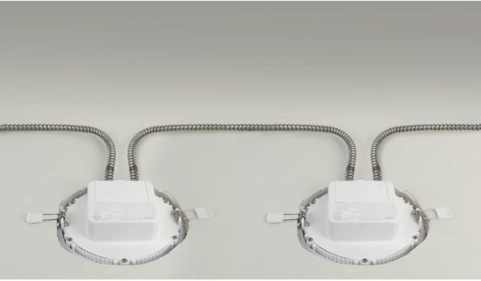 Feit Electric 4 inch Integrated J-Box LED Recessed Downlight - 3000K Bright White - Dimmable - 50W Equivalent - 45 Year Life - 650 Lumen