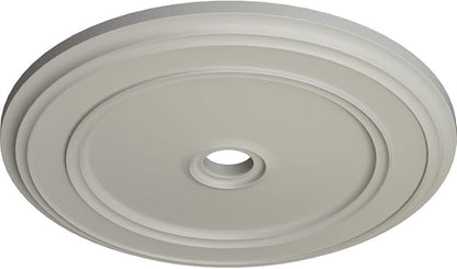 41 1/8"OD x 4"ID x 2 1/8"P Classic Ceiling Medallion (Fits Canopies up to 5 1/2"), Hand-Painted Pot of Cream