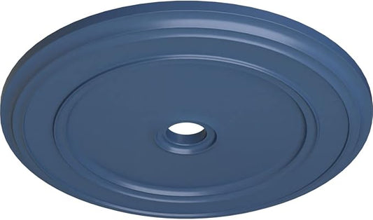 41 1/8"OD x 4"ID x 2 1/8"P Classic Ceiling Medallion (Fits Canopies up to 5 1/2"), Hand-Painted Americana
