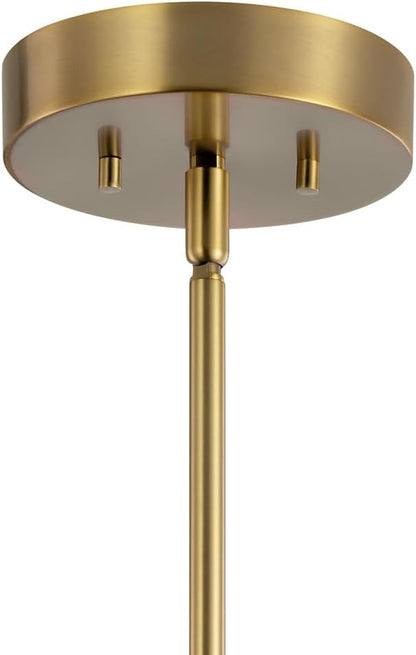 Kichler Baland 4 Inch 1 Light Mini Pendant in Brushed Natural Brass