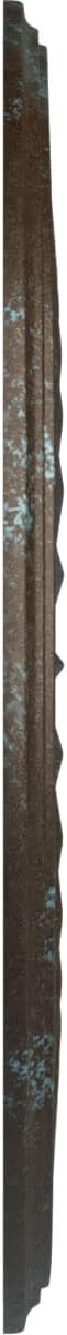 33 1/8"OD x 3 1/2"ID x 1 3/8"P Leandros Ceiling Medallion (Fits Canopies up to 5"), Hand-Painted Bronze Blue Patina