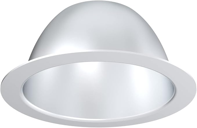 Juno Lighting LO4AR LSS Trim LED Commercial Downlight Trim Semi-Specular Finish, Clear, 4-Inch