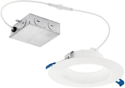 Kichler Direct-to-Ceiling 6 inch Round Recessed 30K LED Downlight in White