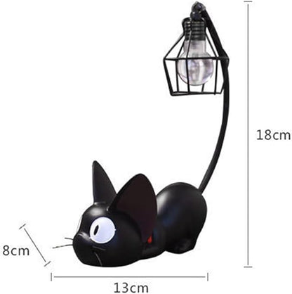 Resin Cat Lamp Creative Cartoon Ornament Night Light for Bedroom, Study, Living Room