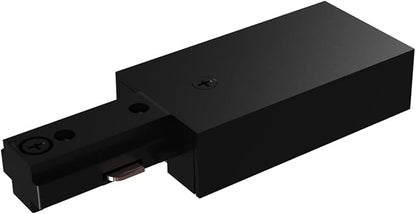 Lighting, H Track Live End Connector in Black