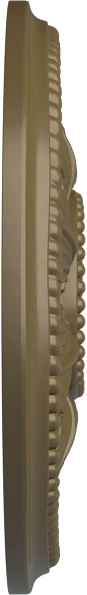 Ekena Millwork CM18ED1MMF Edinburgh Ceiling Medallion, Mississippi Mud