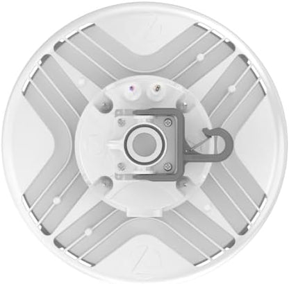 Lithonia Lighting REBL Round High Bay LED Light, 12,000/15,000/18,000 Adjustable Lumen Output, 3500K/4000K/5000K Switchable White Color Temperature, Work Light, XVOLT 277-480V, 12.2" x 7.5", White