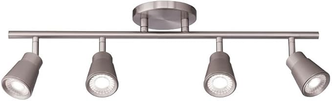 WAC Lighting, Solo 4 Light LED Energy Star Fixed Rail 3000K in Brushed Nickel