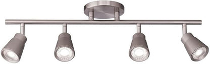 WAC Lighting, Solo 4 Light LED Energy Star Fixed Rail 3000K in Brushed Nickel