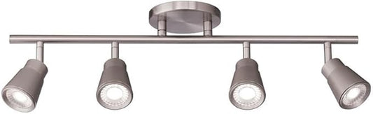 WAC Lighting, Solo 4 Light LED Energy Star Fixed Rail 3000K in Brushed Nickel
