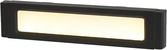 Low Voltage LED Step Lights (6.5×0.67×1.44 in) - 1.2W Die-Cast Aluminum Stair Lighting with Patent Connector, Wet Location Safe Outdoor Steps 1-Pack