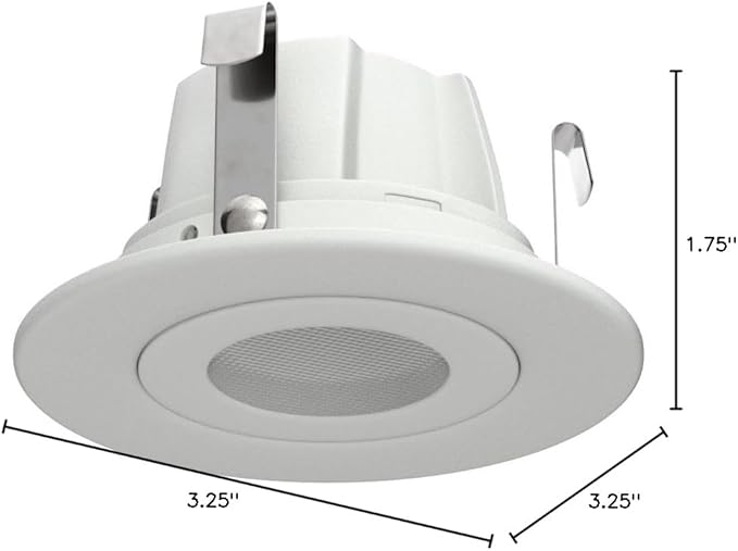 NICOR Lighting 2 inch LED Gimbal Downlight in White, 3000K (DLG2-10-120-3K-WH)