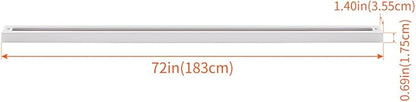 mirrea White H Type 6-feet Track for Ceiling Track Lighting