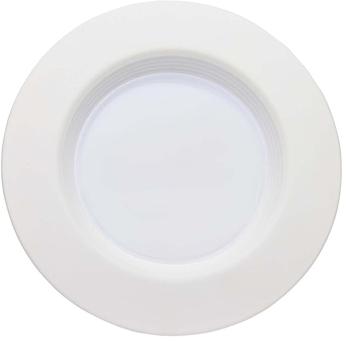 Satco LED Retrofit Downlight with Stepped Baffle, CCT and Wattage Selectable, 5-6 Inch Round, White