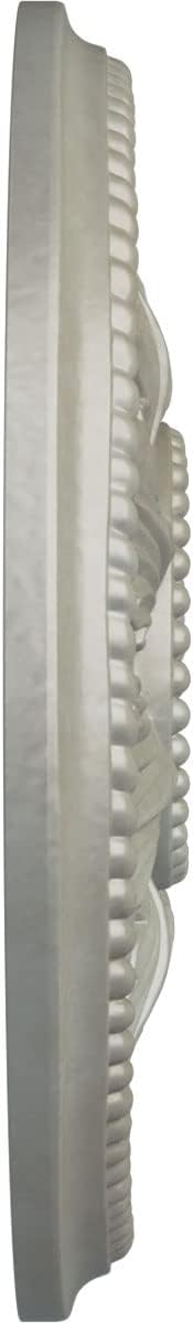 Ekena Millwork CM18ED1FLS Edinburgh Ceiling Medallion, Flash Gold