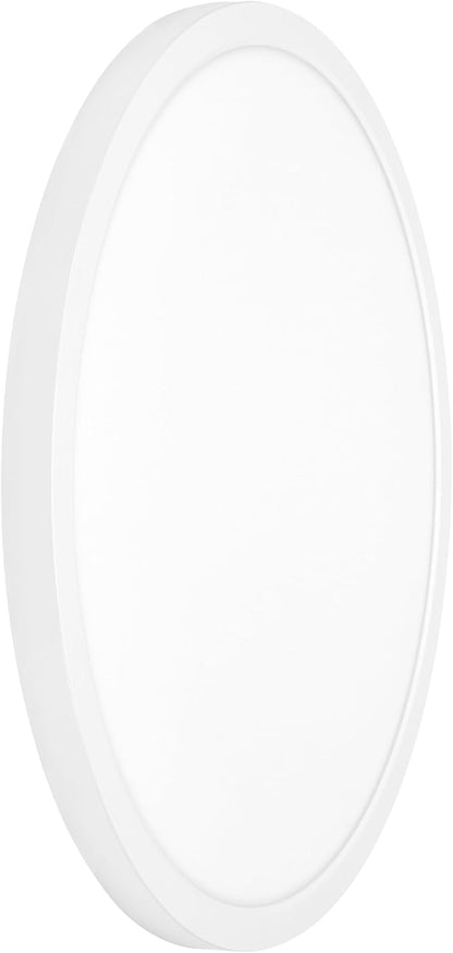 Maxxima 19 in. LED Flush Mount Ceiling Light Fixture - 2500 Lumens, 5 CCT 2700K/3000K/35000K/4000K/5000K, Round Color Selectable Panel Light, Dimmable, Suitable for Bathroom or Shower