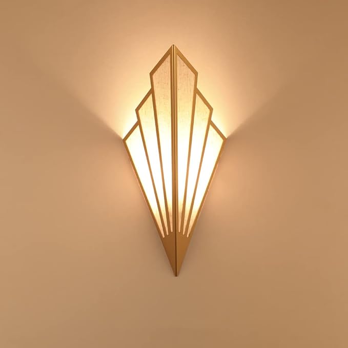 Modern Wall Light Simple Creative Wall Sconces Bedroom Aisle Living Room Wall Lamp Holder E12 Socket Art Deco Lighting Fixture (Bulb Not Included) (Pack of 2)