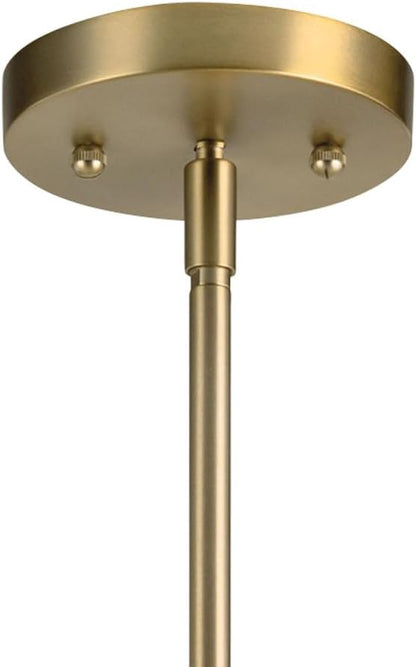 Kichler 42121OZ Semi Flush Drum Pendant Lighting, Bronze 3 -100 Watts Light (20" W x 12" H)