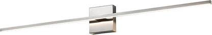 Bathroom Lighting Fixtures Over Mirror - 39 Inch Brushed Nickel Vanity Lights for Bathroom 28W Dimming LED Vanity Light Bar 3500K Modern Wall Sconce Lighting for Mural