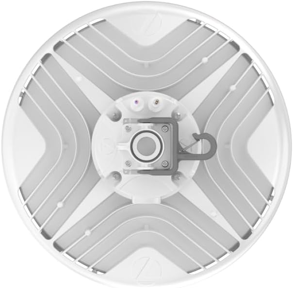 Lithonia Lighting REBL Round High Bay LED Light, 24,000/27,000/30,000 Adjustable Lumen Output, 3500K/4000K/5000K Switchable White Color Temperature, Work Light, XVOLT for 277-480V, 14.6" x 7.7", White