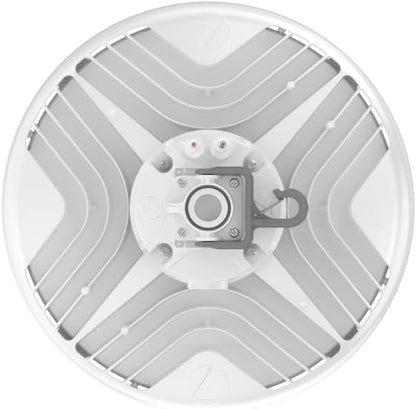 Lithonia Lighting REBL Round High Bay LED Light, 24,000/27,000/30,000 Adjustable Lumen Output, 3500K/4000K/5000K Switchable White Color Temperature, Work Light, UVOLT 120-347V, 14.6" x 7.5", White