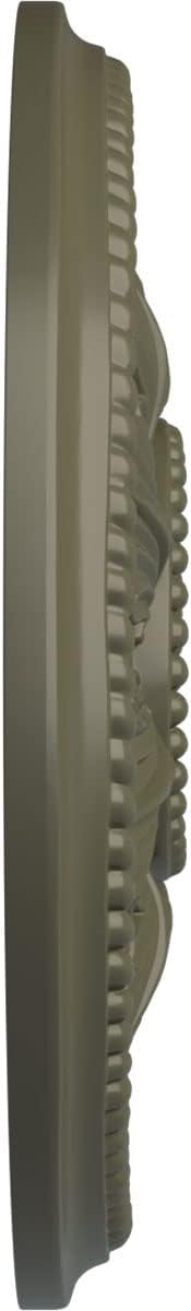 Ekena Millwork CM18ED1PTF Edinburgh Ceiling Medallion, Painted Turtle