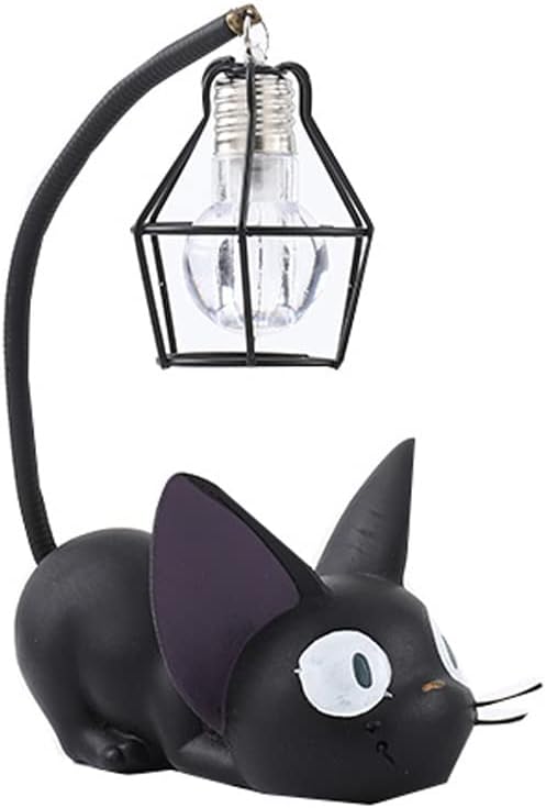 Resin Cat Lamp Creative Cartoon Ornament Night Light for Bedroom, Study, Living Room