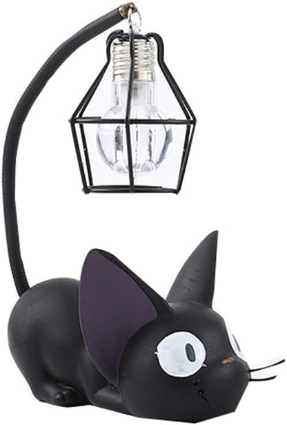 Resin Cat Lamp Creative Cartoon Ornament Night Light for Bedroom, Study, Living Room