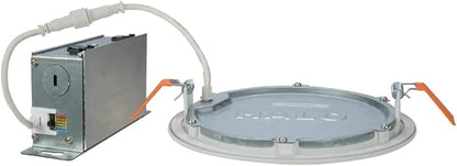 HALO HLB LED Recessed Lighting 6 inch Thin Canless w/Selectable Color Temperatures, 0-10V Dimming, 120-277V Input - HLB64099FSE010MWR