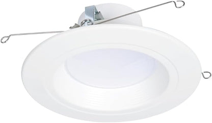 HALO RL 5/6 in LED Recessed Light Retrofit Selectable CCT 2700K, 3000K 3500K 4000K 5000K Dimmable Dim to Warm 900/1200 Lumens Wet Location Indoor Outdoor Ceiling Downlight RL56LS9FSD2W1EWH