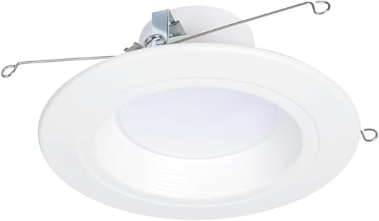 HALO RL 5/6 in LED Recessed Light Retrofit Selectable CCT 2700K, 3000K 3500K 4000K 5000K Dimmable Dim to Warm 900/1200 Lumens Wet Location Indoor Outdoor Ceiling Downlight RL56LS9FSD2W1EWH