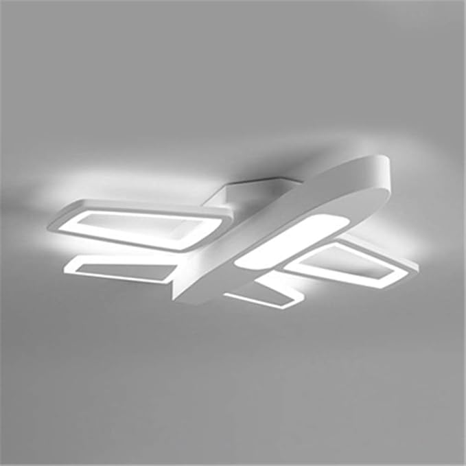 RUNNUP Acrylic Cartoon Airplane Ceiling Lamp Boy Bedroom Creative LED Flush Ceiling Light Stepless Dimming for Kindergarten Children Bedroom Kids Room Study Room, White