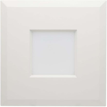 Satco LED Retrofit Downlight with Stepped Baffle, CCT and Wattage Selectable, 5-6 Inch Square, White