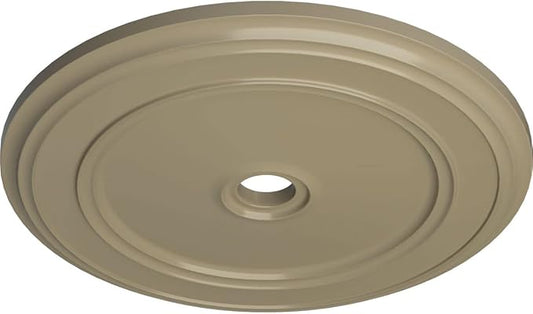 41 1/8"OD x 4"ID x 2 1/8"P Classic Ceiling Medallion (Fits Canopies up to 5 1/2"), Hand-Painted Gobi Desert
