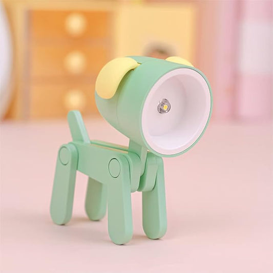 Cute Night Light for Kids, Mini Led Table Desk Lamp, Decorative Lamp Indoor Nightstand, Animal Pet Nightlights, Christmas Decorate Birthday Gifts for Children, Students (1 x Green Dog)