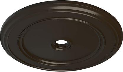 Ekena Millwork CM41CLSHF Classic Ceiling Medallion, 41 1/8"OD x 4"ID x 2 1/8"P, Hand-Painted Stone Hearth