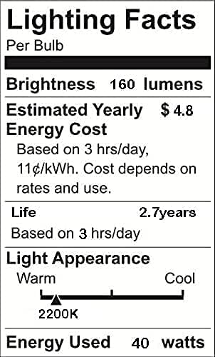 T30 Tubular Edison Light Bulb 40W Amber Vintage Edison Bulb Incandescent Filament Bulb T300 E26 2200K Dimmable Antique Golden Tinted Glass Bulb for Wall Sconce Pendant Lighting(4 Pack)